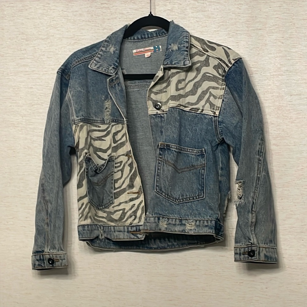 Zebra Jean Jacket